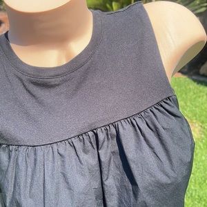 Black Loose Fitting Tank